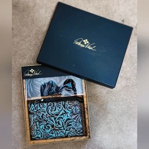 Brand New/In Box Patricia Nash "Reala and Scarf Gift Set" Wristlet & Scarf